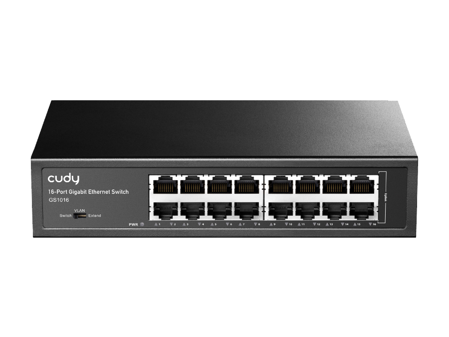 Cudy 16 Port Gigabit Rack-Mount Switch | GS1016 Cudy 16 Port Gigabit Rack-Mount Switch - Image 1