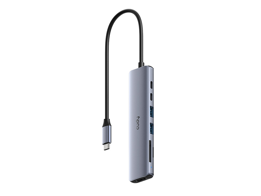 Cudy 7-in-1 4K 60Hz HDMI USB-A and USB-C Hub | UH407 Cudy 7-In-1 4K 60Hz Hdmi Usb-A And Usb-C Hub - Image 1