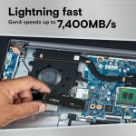 Crucial T500 1TB M.2 NVMe Gen4 NAND SSD - Image 3