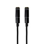 Gizzu 3-Pole Audio Splitter Cable - Black - Image 2