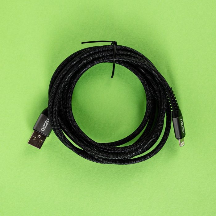 GIZZU 12W USB to Lightning 2m Cable - Image 3