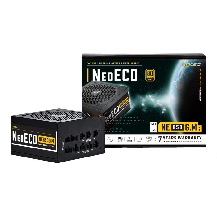 Antec NeoECO Gold Modular 850W Power Supply Unit (80 PLUS® Gold, PCIe 5.0 Ready, Full Modular) - Image 6