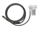 Targus Ultimate Universal Resettable Combination Cable Lock with Slimline Adaptable Lock Head - Image 2