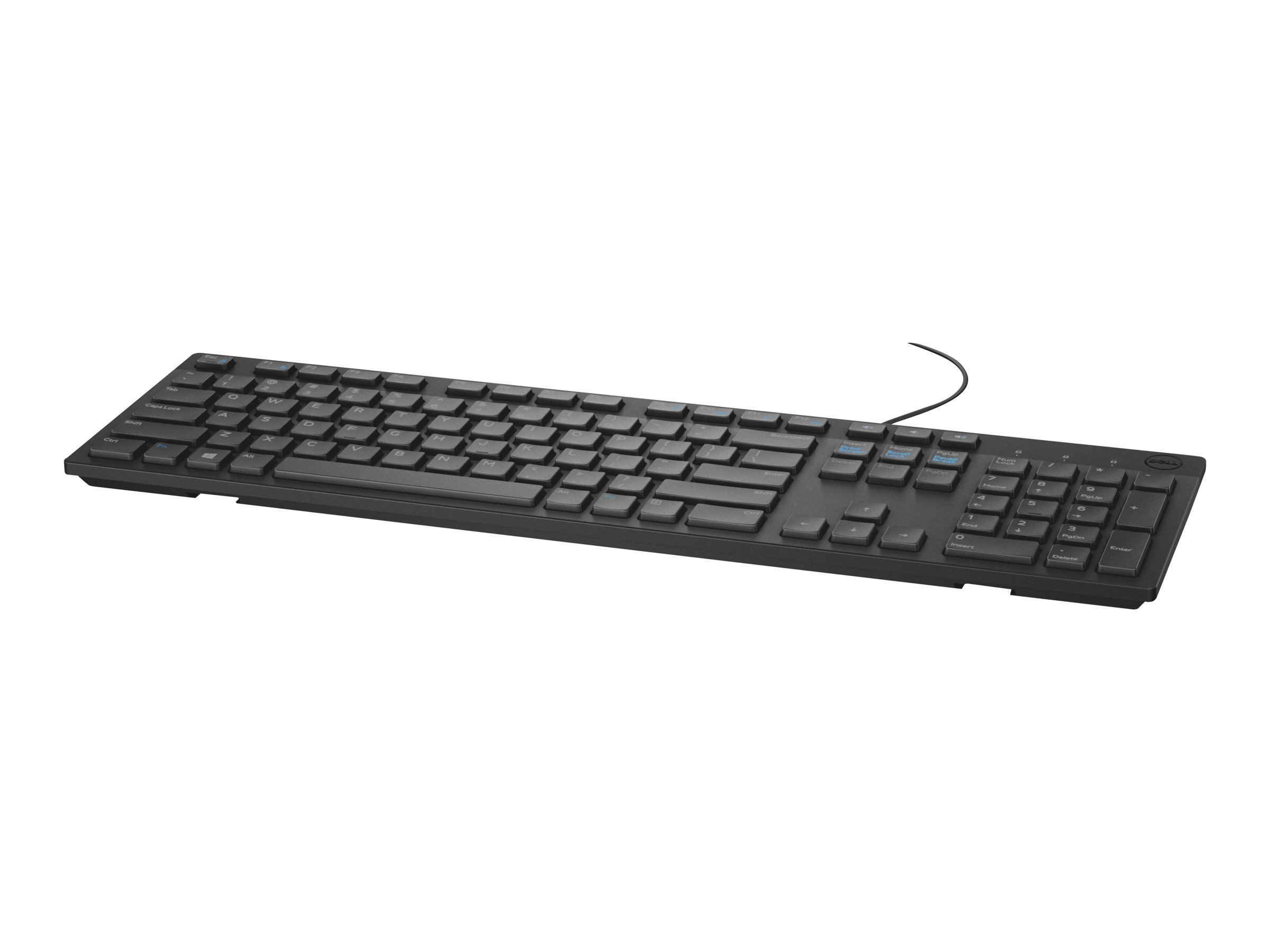 580-ADHK-c905ae19-c628-44f0-9e17-37da76b2f598 Dell Wired Keyboard - Kb216 - Us International (Qwerty) - Black - Image 1
