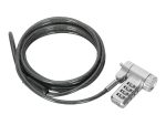 Targus Ultimate Universal Resettable Combination Cable Lock with Slimline Adaptable Lock Head