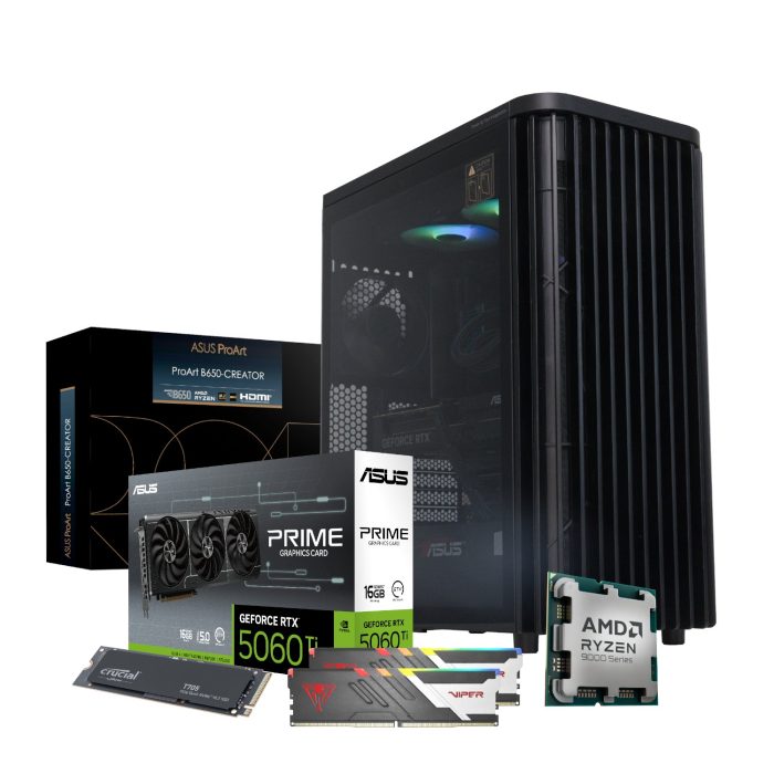 PCBuilder Ryzen 7 9700X MONET Windows 11 Creator PC - Image 2