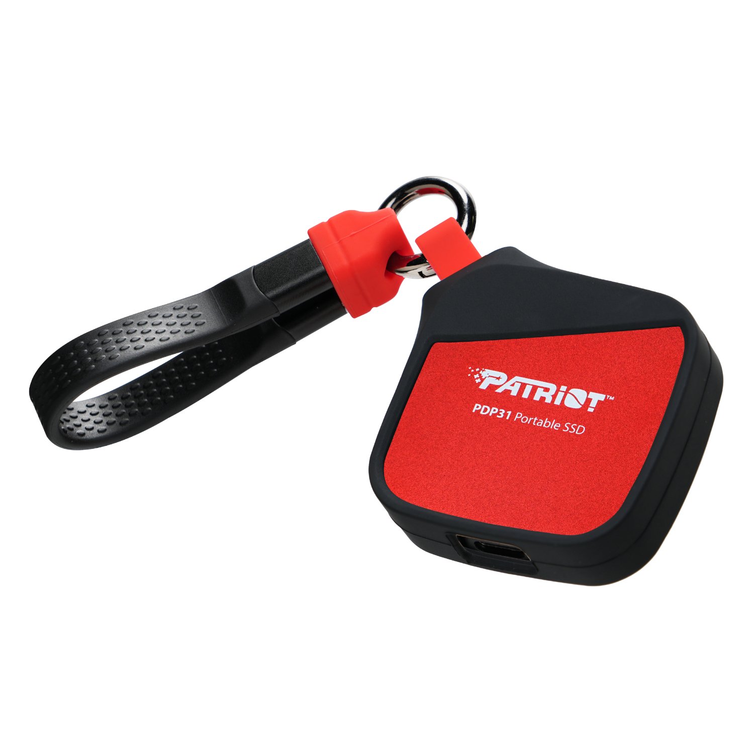 Patriot PDP31 500GB Type-C Portable SSD - Red / Black - Image 1