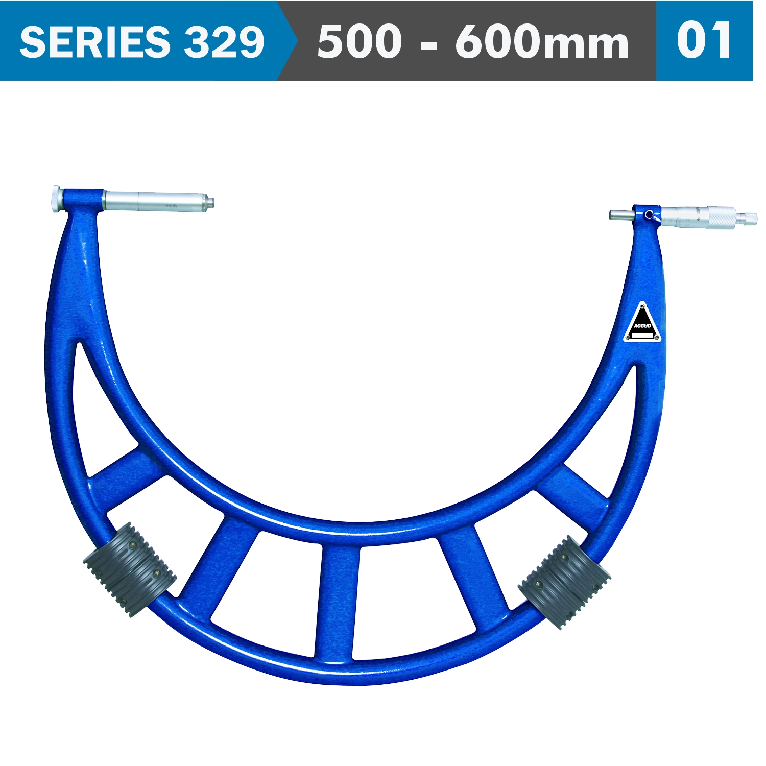AC329-024-01 Outside Micrometer 500-600Mm 0.014Mm Acc. 0.01Mm Grad. With Extension - Image 1