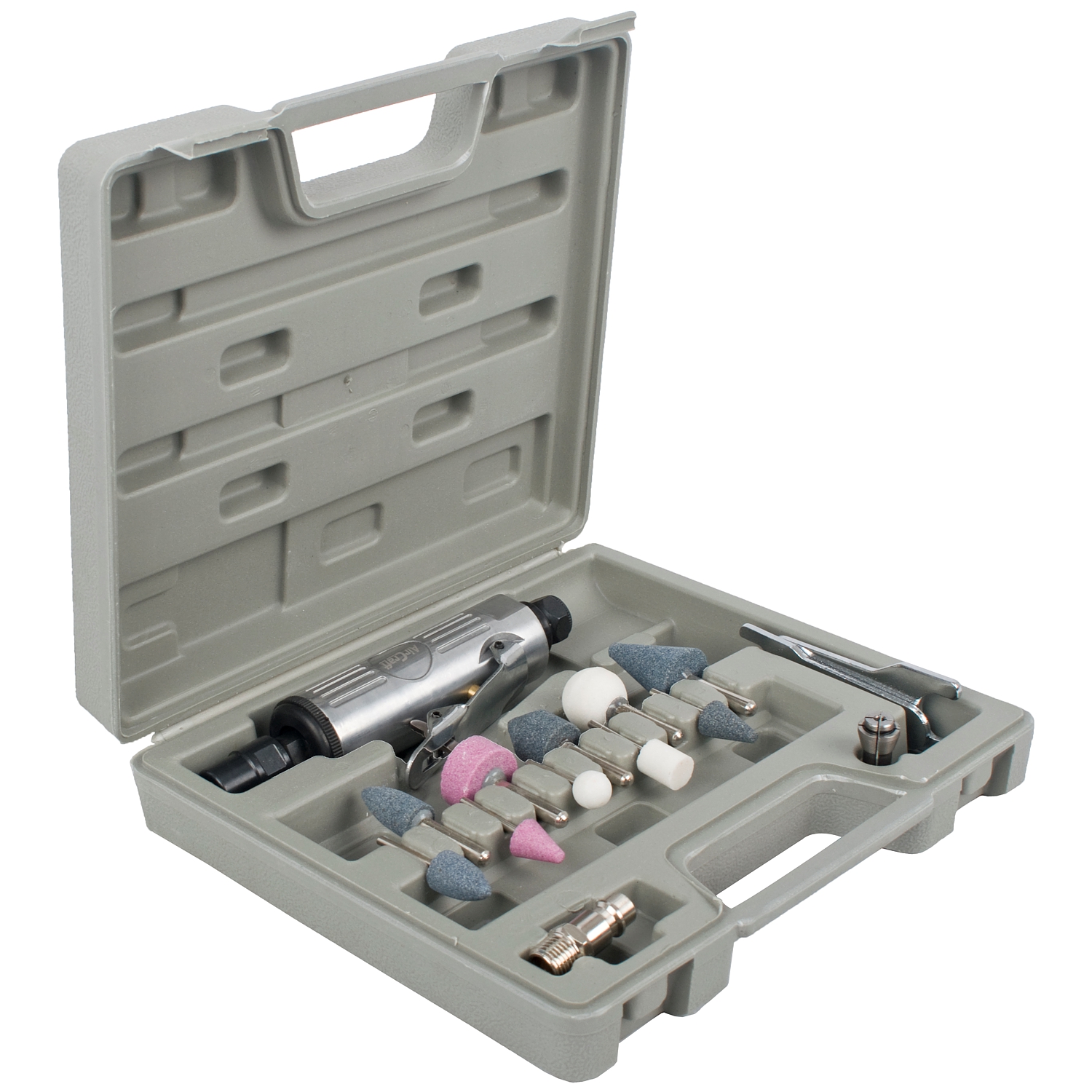 AT0007 Air Die Grinder 6Mm 14 Piece Kit Blow Mould Case - Image 1