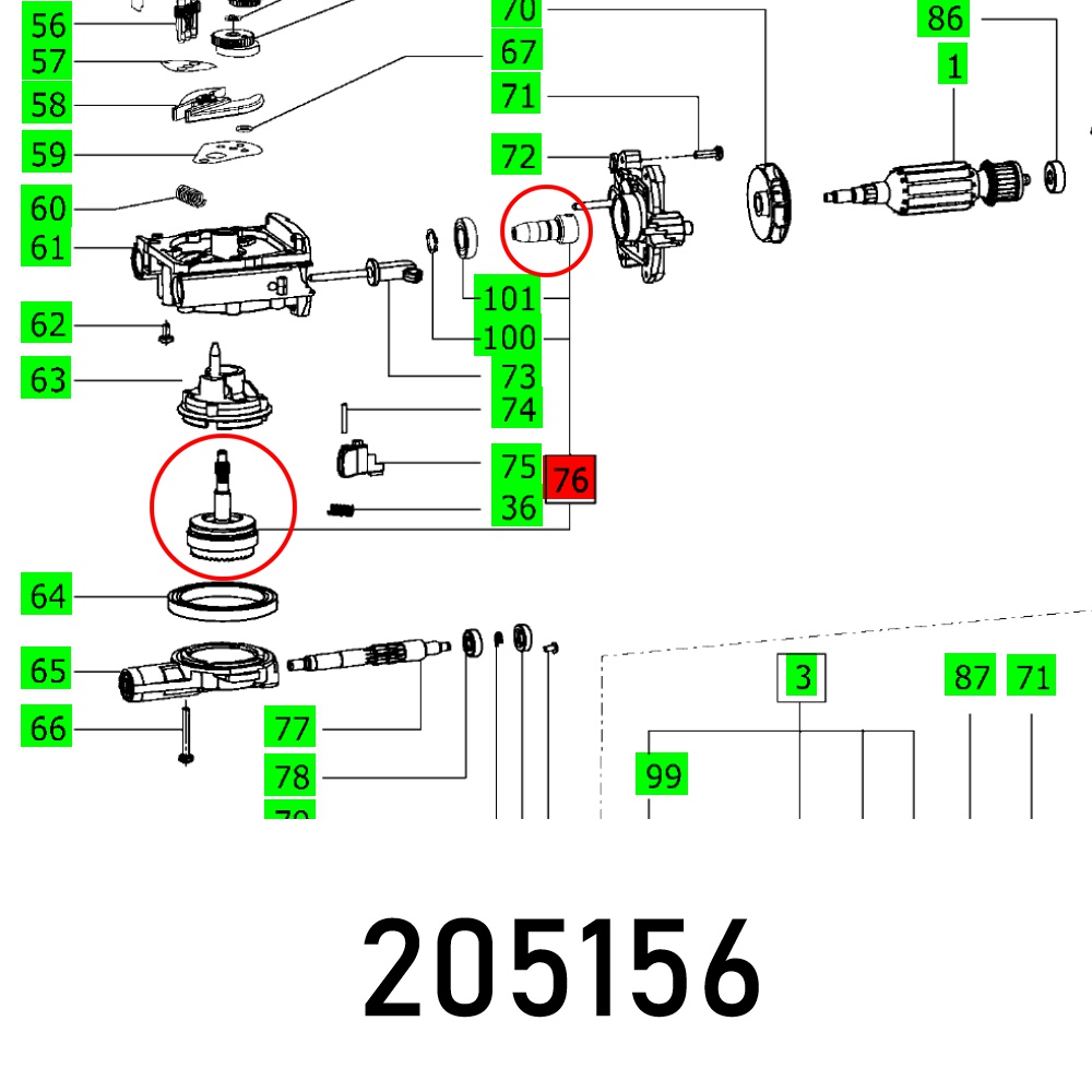 FES205156 GEAR DF 500 Q - Image 1