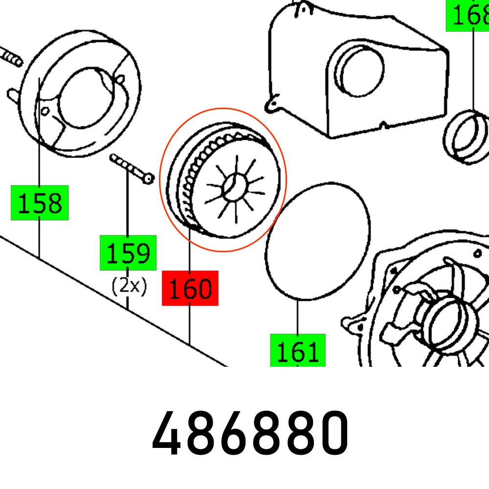 FES486880 FAN OF 2000 EB 200.727 - Image 1