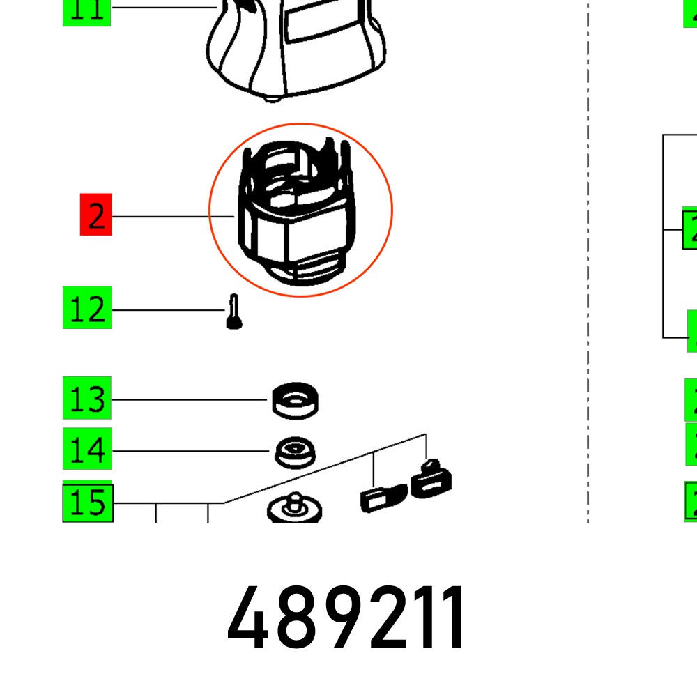 FES489211 FIELD COIL RS 400 ET-GR. 230V - Image 1