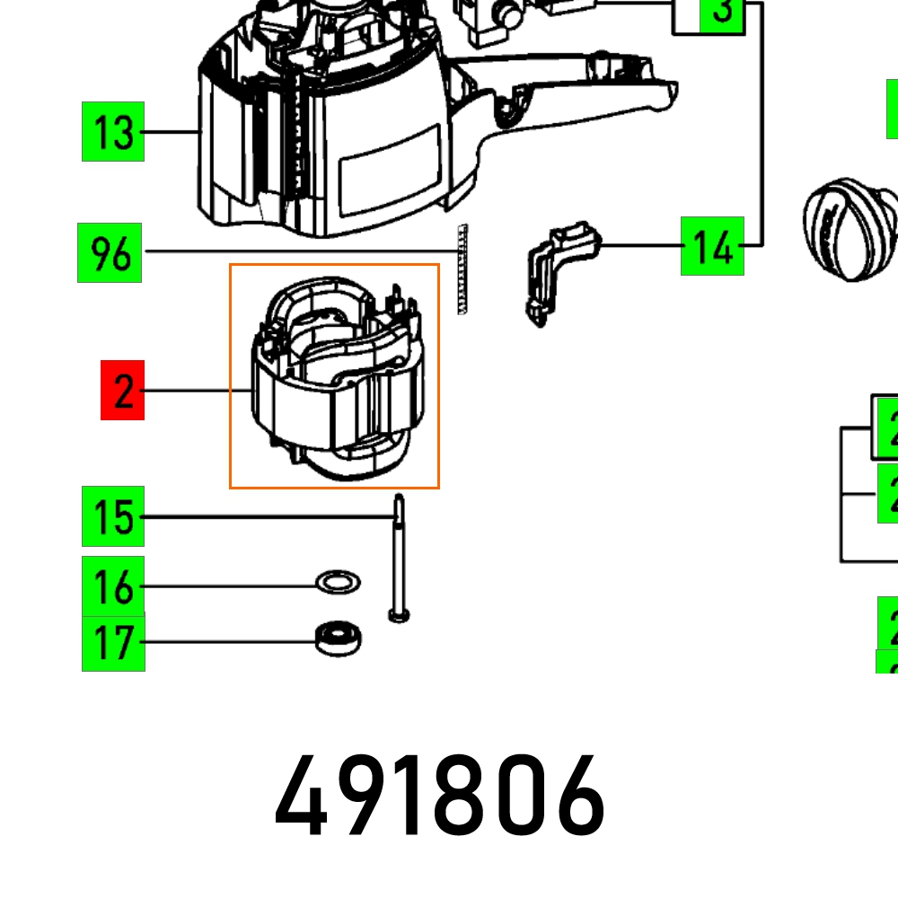 FES491806 FIELD COIL CPL. OF 1400 - Image 1