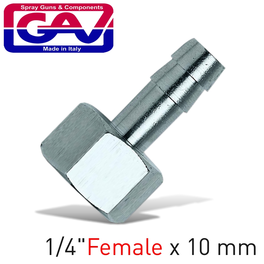 GAV1234-3 Hose Adaptor 1/4F X 10Mm - Image 1