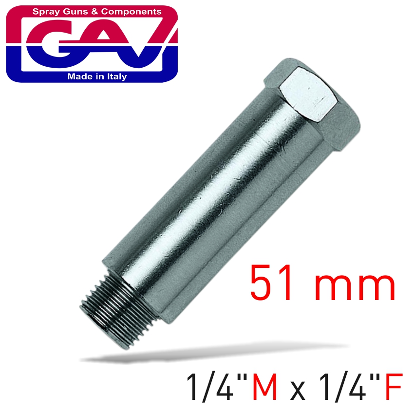 GAV1238-4 Extension 1/4'X1/4'M/F 51Mm - Image 1