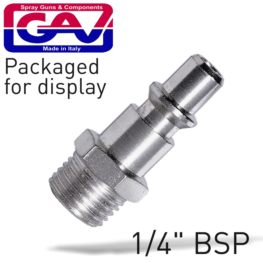 GAV23-1P Quick Coupler Inserts Aro 1/4'M 2 Packaged - Image 1
