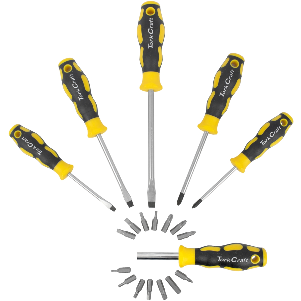 KT2301 20Pc Screwdriver Set Includes Insert Bits - Image 1