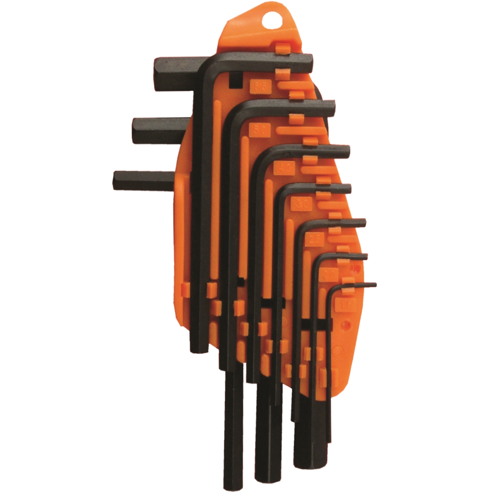 NT2137 10Pc Hex Allen Key Set 1.5-10Mm Carded Cr-V - Image 1