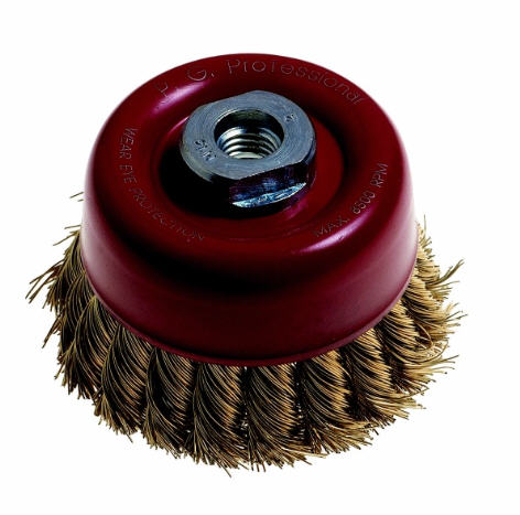 PG48576 Wire Cup Brush Knotted 100Mm - Image 1