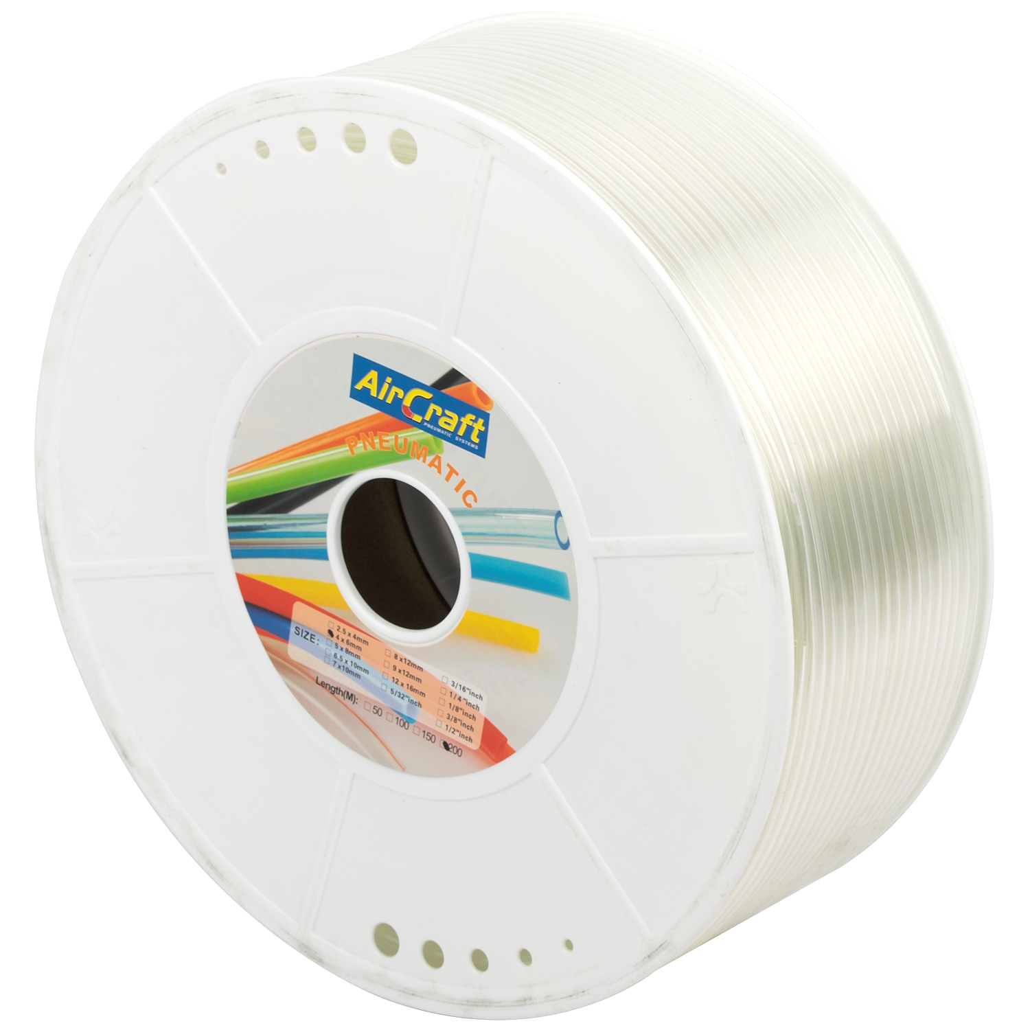 PU0640T Polyurethane Hose 6Mm O.d. Per Metre Tranp. (200M Per Roll) - Image 1