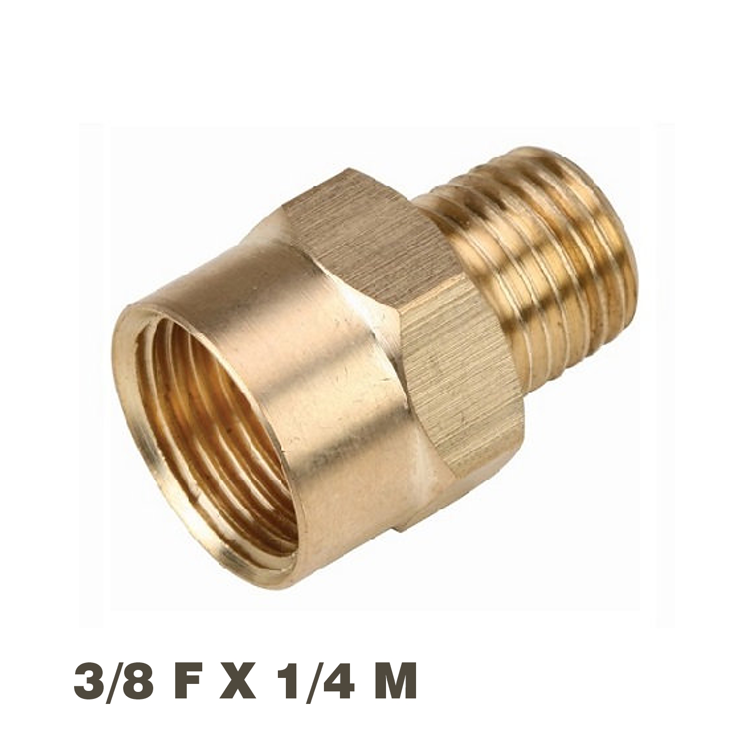 SB1222 Reducer Brass 1/4X3/8 M/F - Image 1