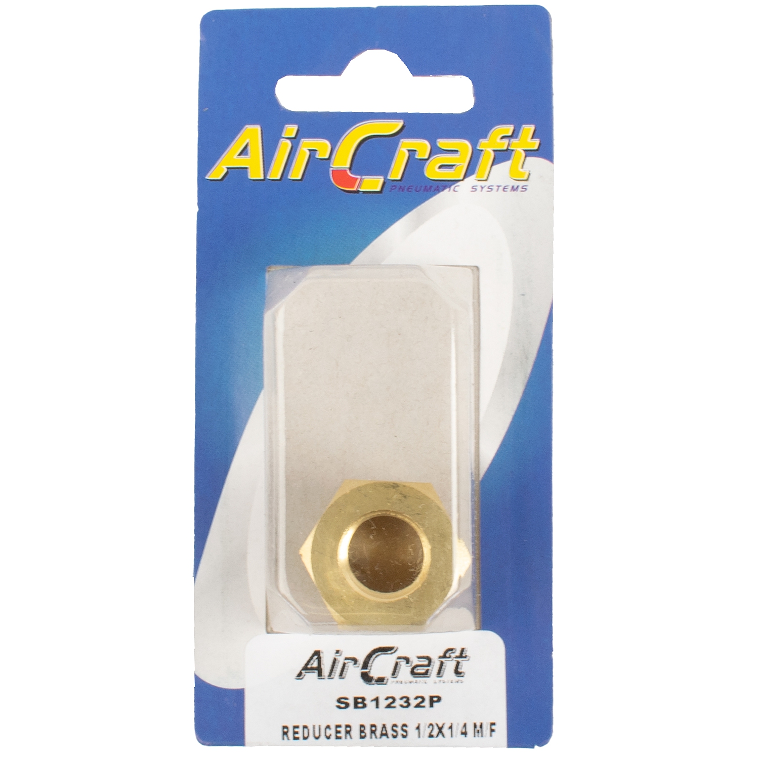 SB1232P Reducer Brass 1/2X1/4 M/F Conical 1Pc Pack - Image 1
