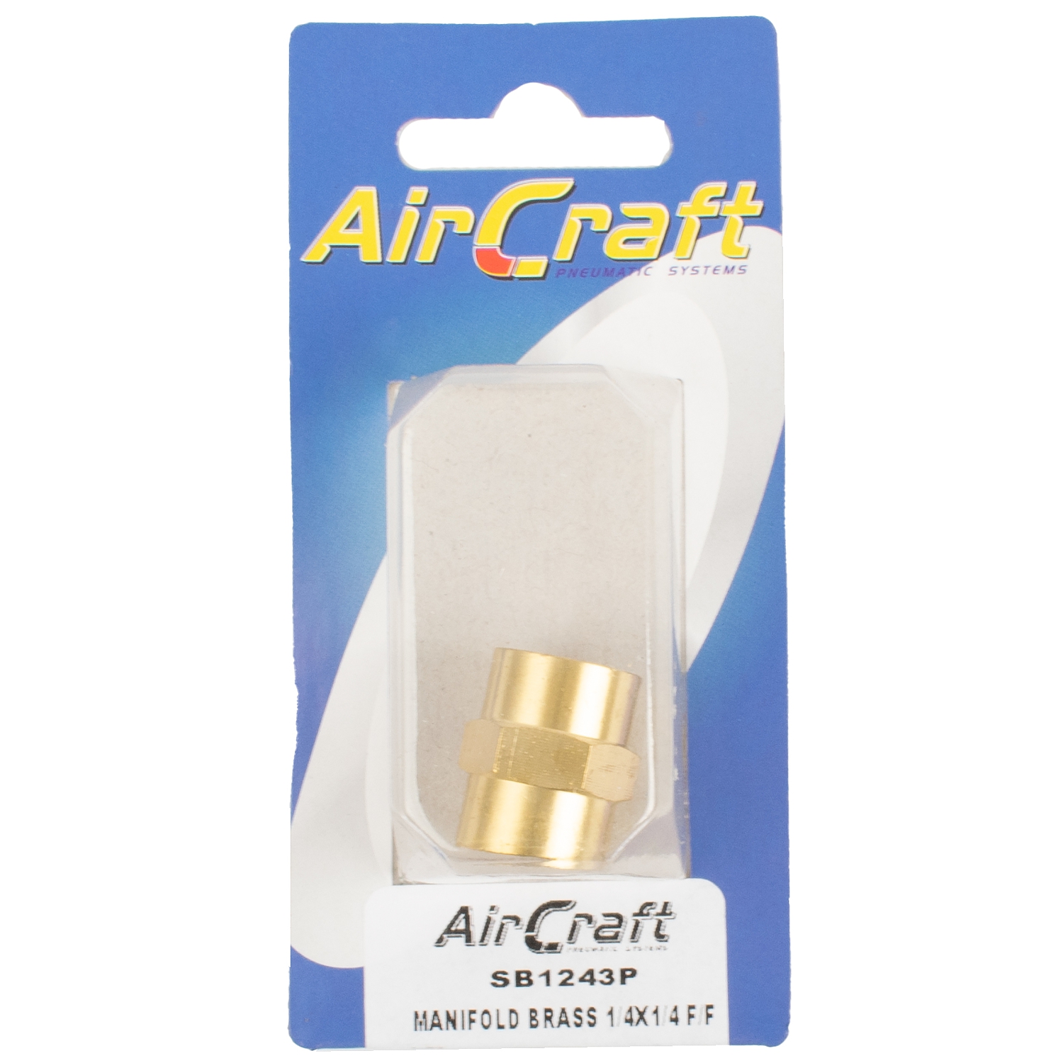 SB1243P Manifold Brass 1/4X1/4 F/F 1Pc Pack - Image 1