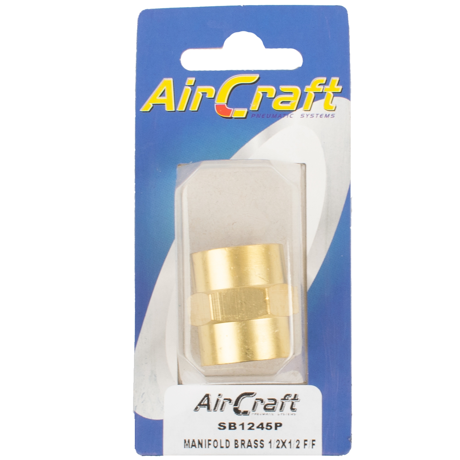 SB1245P Manifold Brass 1/2X1/2 F/F 1Pc Pack - Image 1