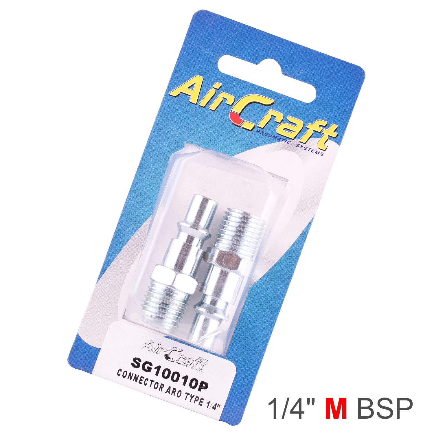 SG10010P Connector Aro Type 1/4' Male 2Pack - Image 1