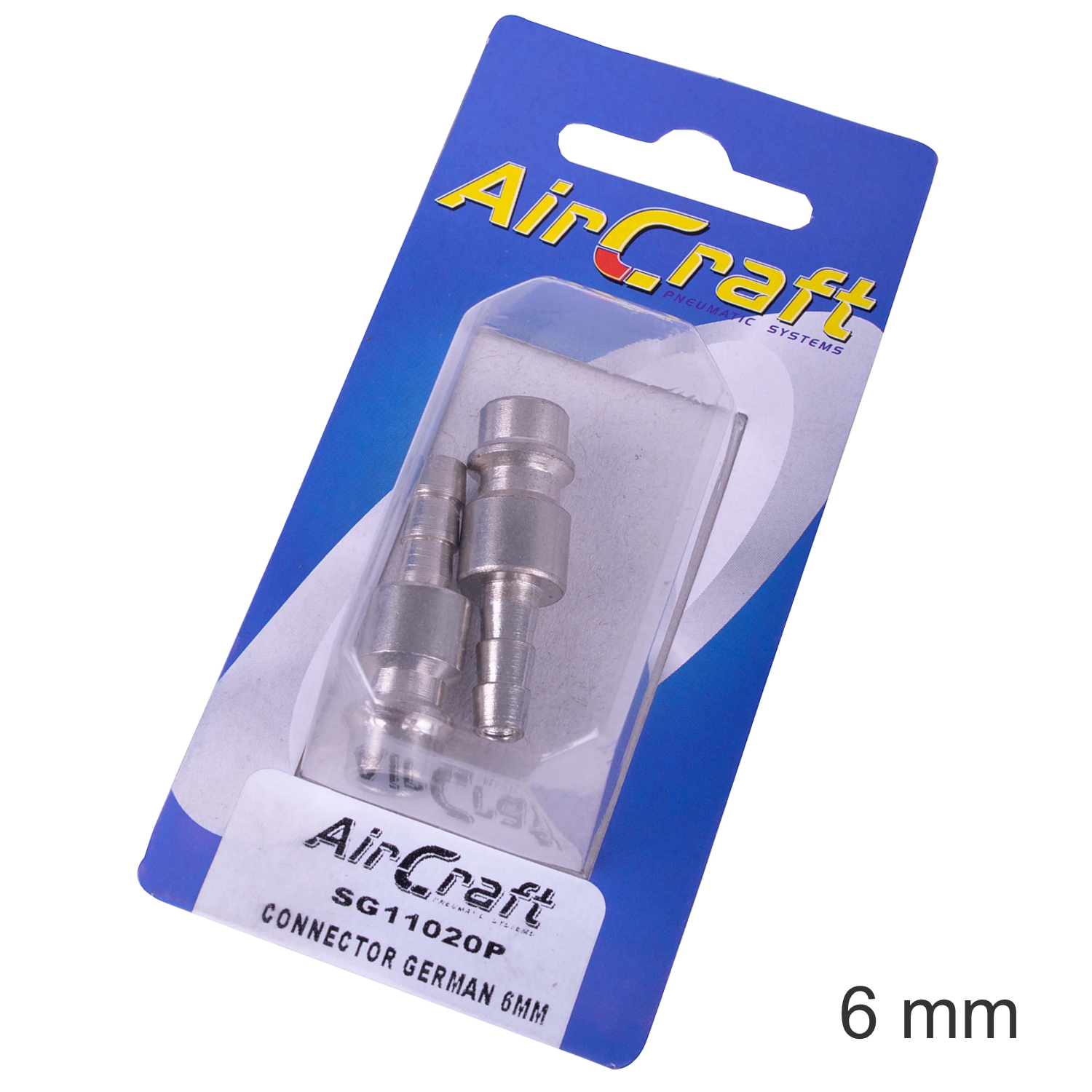 SG11020P Connector German 6Mm Hosetail 2Pc Pack - Image 1