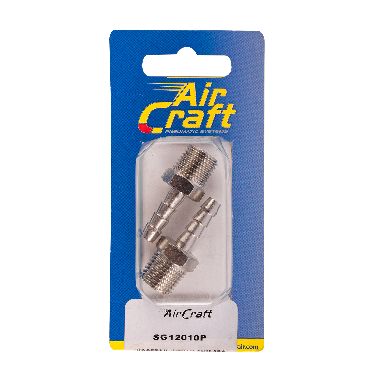 SG12010P Hosetail 1/4'M X 6Mm 2Pc Pack - Image 1