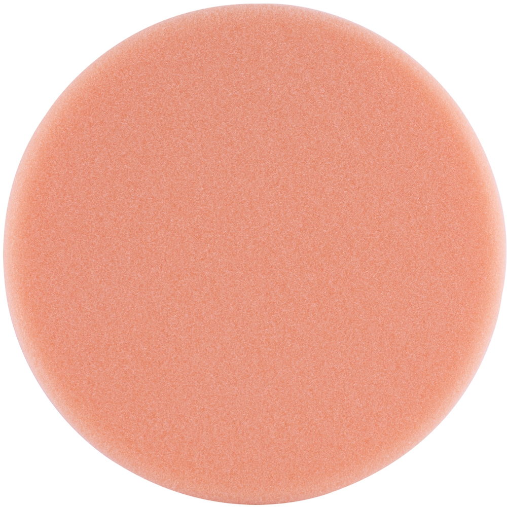 SPC00203 Foam Pad Hook And Loop Orange Sponge 150Mm 6' Light Compounding - Image 1