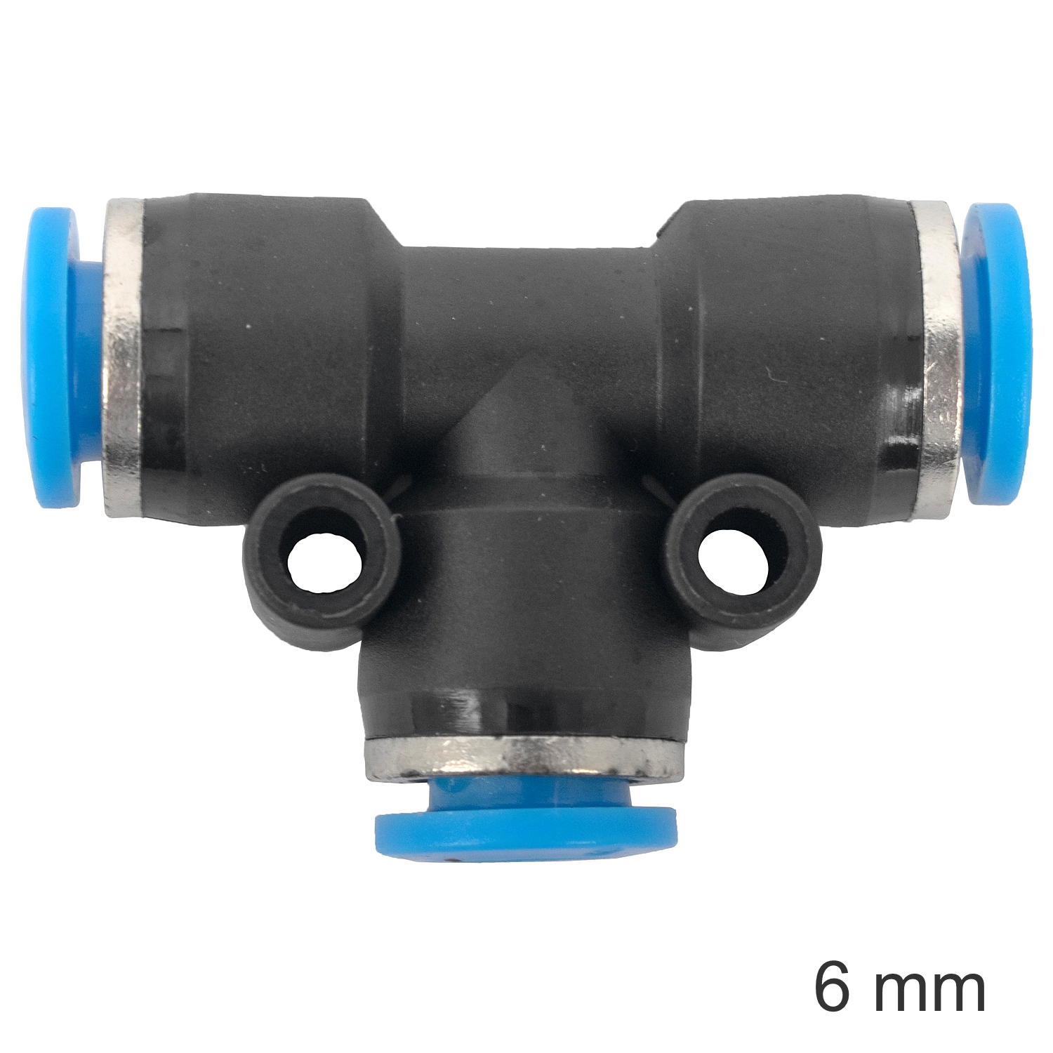 SPE06 Pu Hose Fitting Tee 6Mm - Image 1