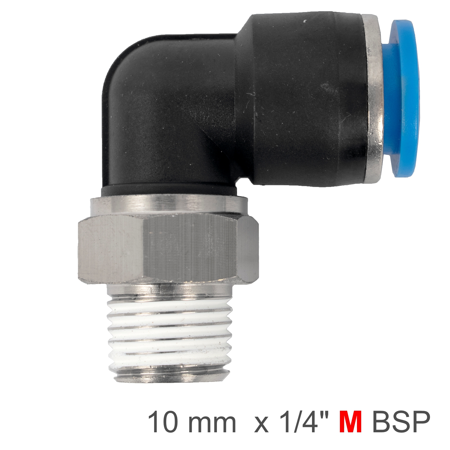 SPL10-02 Pu Hose Fitting Elbow 10Mm-1/4 M - Image 1