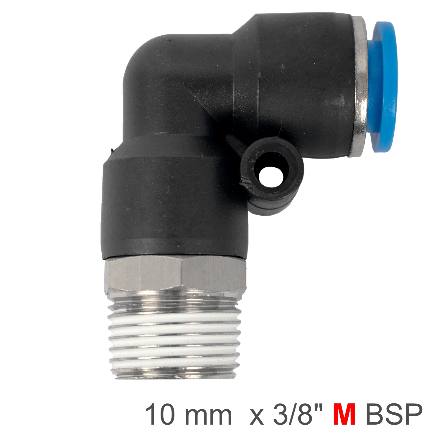 SPL10-03 Pu Hose Fitting Elbow 10Mm-3/8 M - Image 1