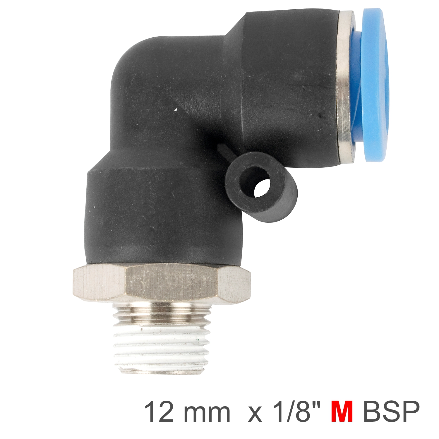 SPL12-01 Elbow 12Mm-1/8 M Pu Hose Fitting - Image 1