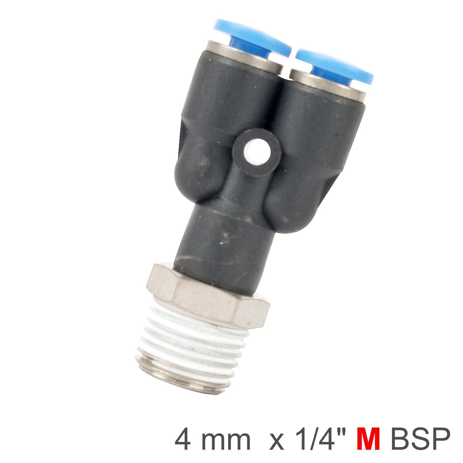 SPX04-02 Pu Hose Fitting Y Joint 4Mm-1/4 M - Image 1