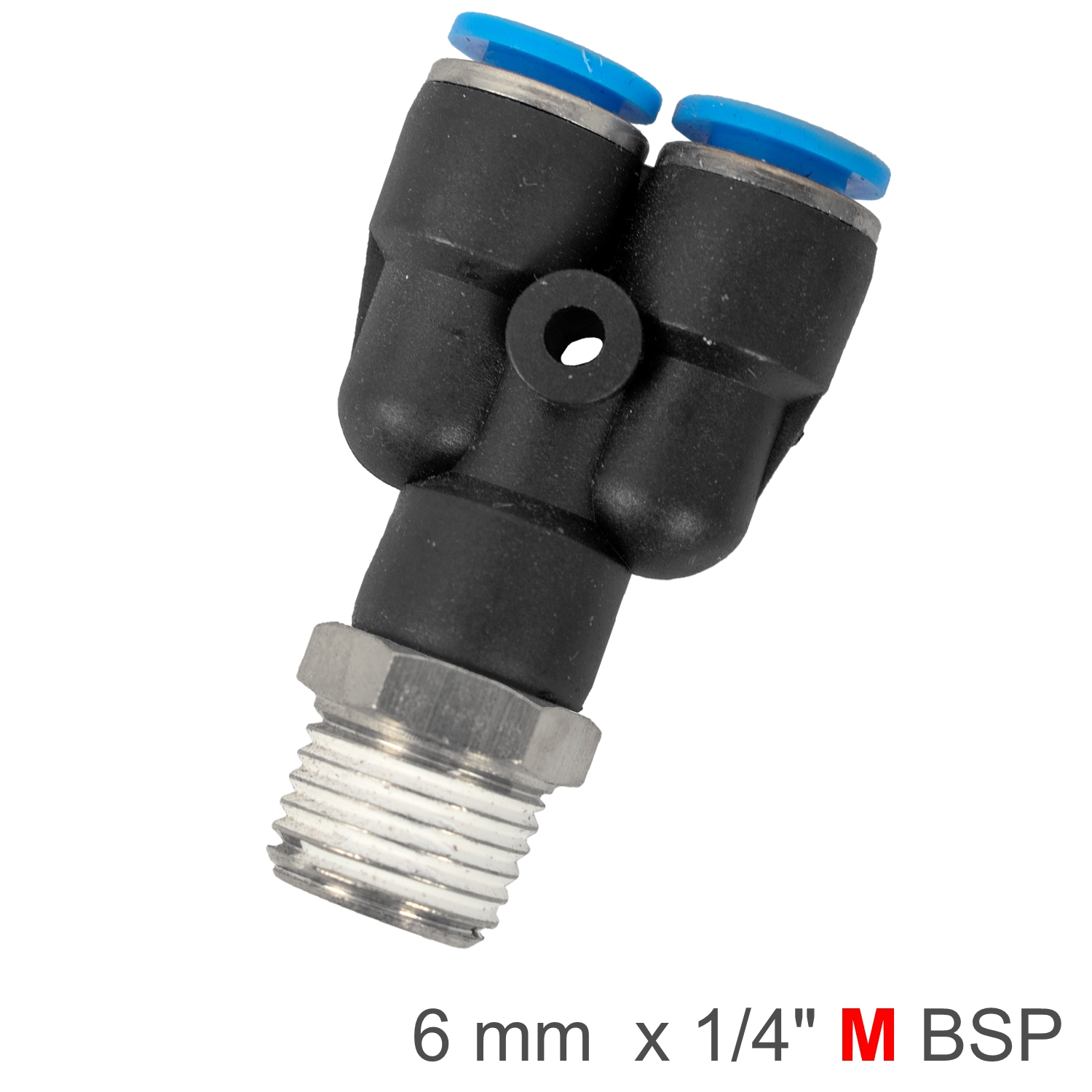 SPX06-02 Pu Hose Fitting Y Joint 6Mm-1/4 M - Image 1