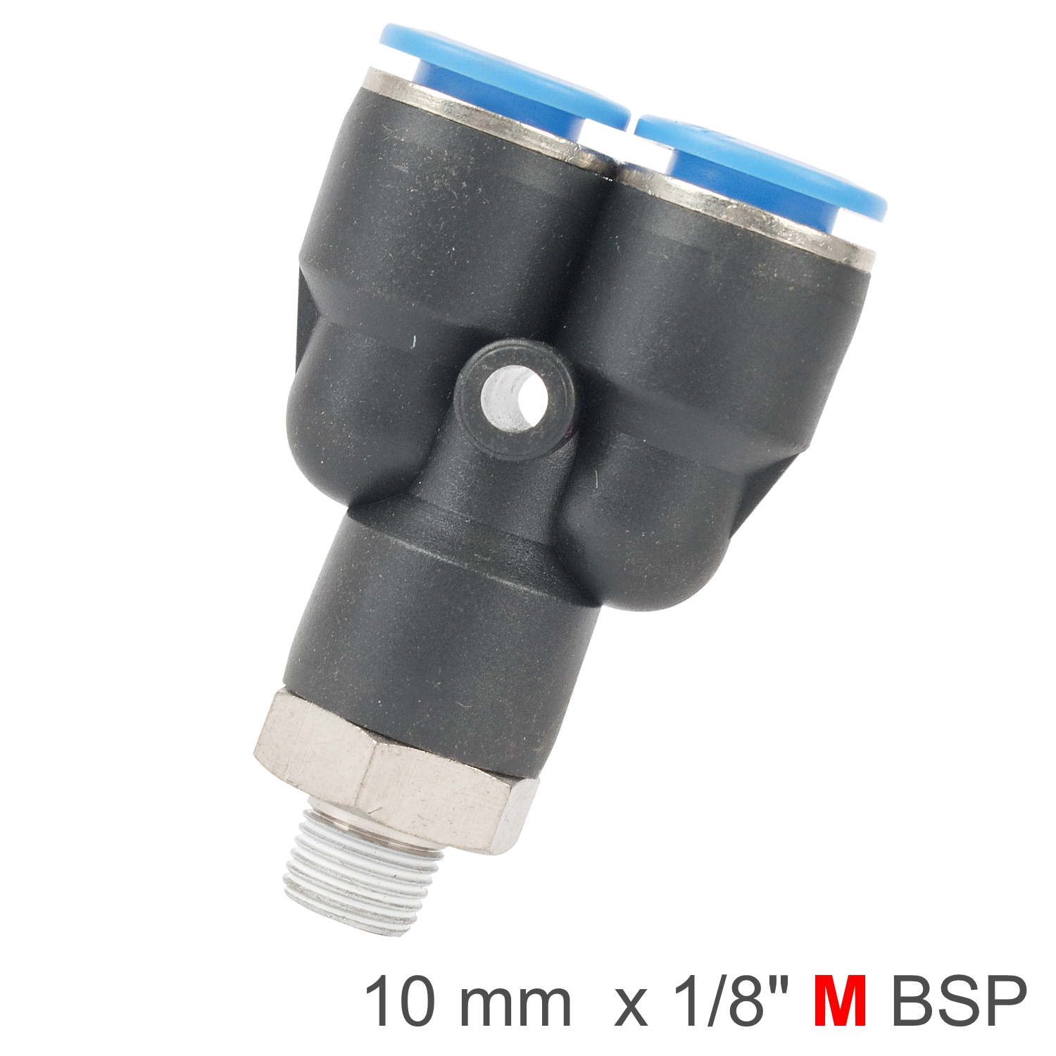 SPX10-01 Pu Hose Fitting Y Joint 10Mm-1/8 M - Image 1