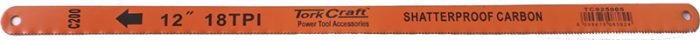 HACKSAW BLADE CARBON STEEL 18T X 300mm - Image 1