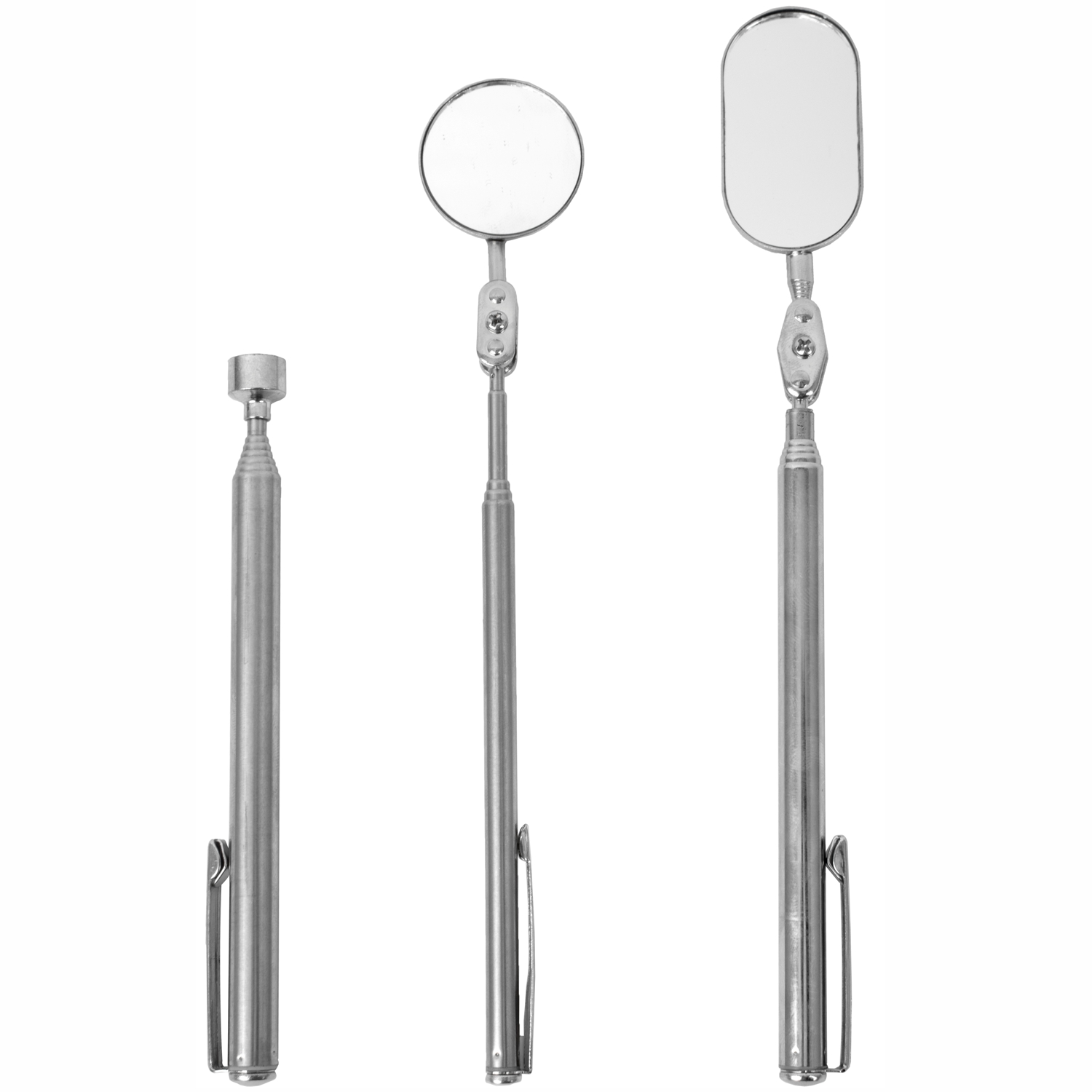 TCMG7030 MAGNETIC INSPECTION TOOL SET 3PC 2 X INSP. MIRROR 1 X PICK UP - Image 1