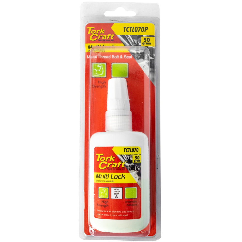TCTL070P Multi Metal Lock High Strength Bond &Amp; Sealing 50G Blister Card - Image 1