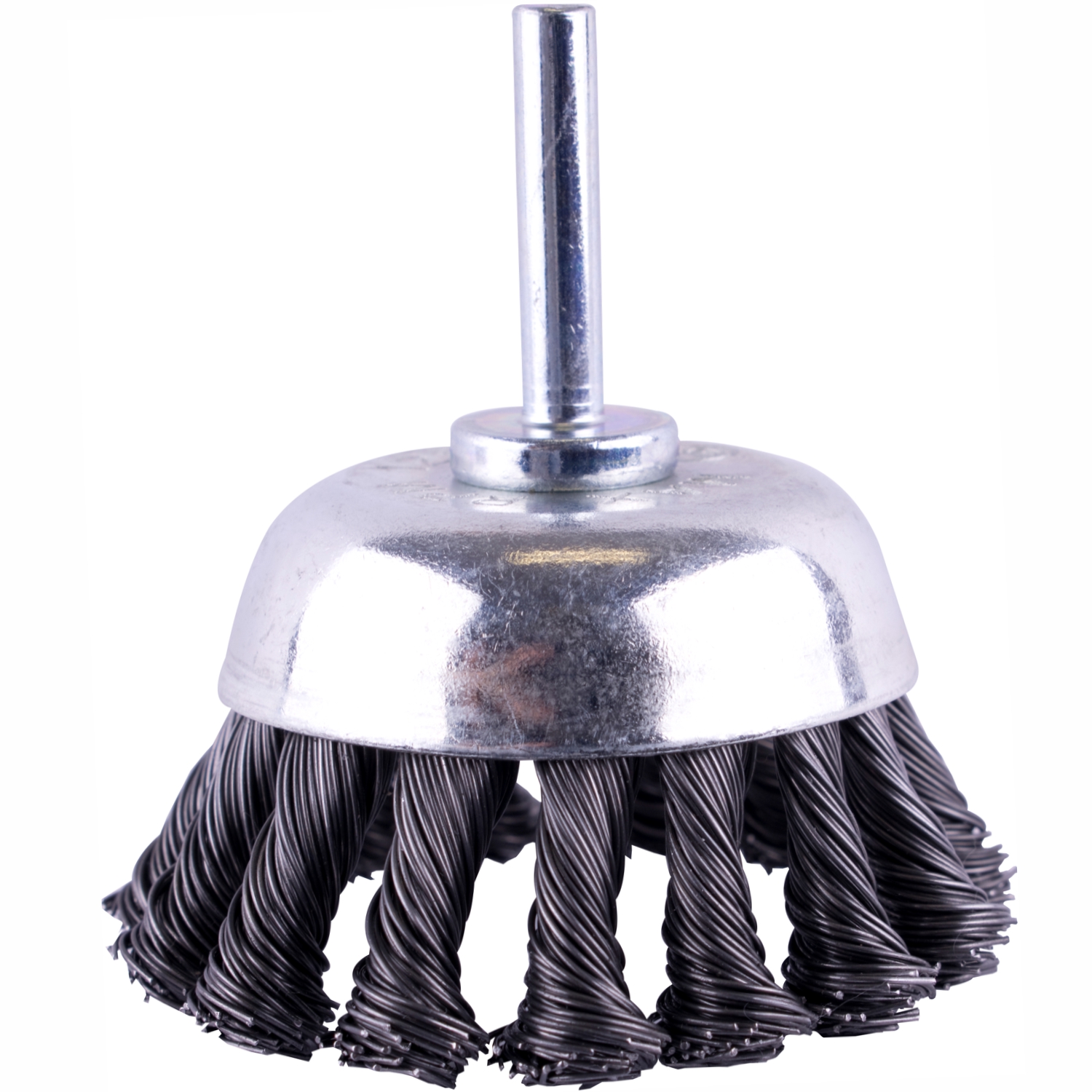 TCWC6506 Wire Cup Brush Twisted Plain 65Mm X 6Mm Shaft Blister - Image 1