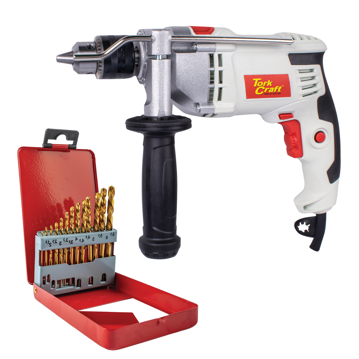 TORKIT014 Imp. Drill Tcid0850 + Nr02013 Tin Drill Set - Image 1