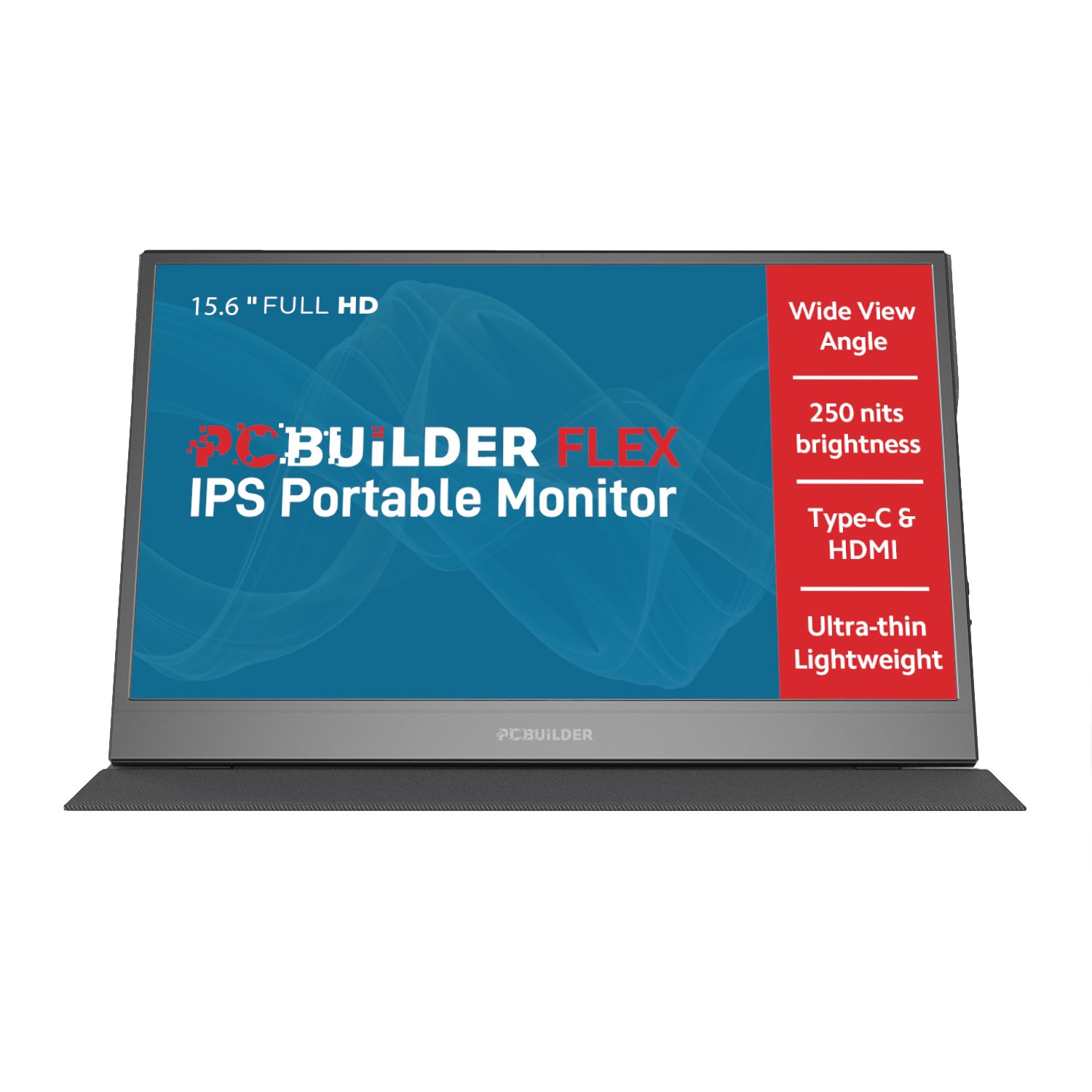PCBuilder FLEX 15.6" Full HD IPS Portable Monitor Pcbuilder Flex 15.6" Full Hd Ips Portable Monitor - Image 1