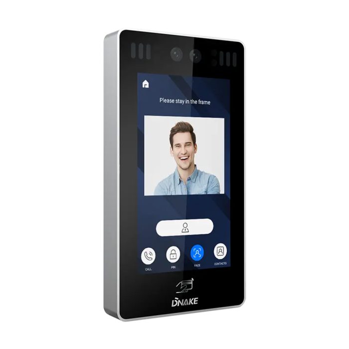 Dnake 7" Android Doorhpone With Facial Recognition, DC 12V/2A, No PoE, 1 x RJ45, 10/100 Mbps adaptive - Image 2