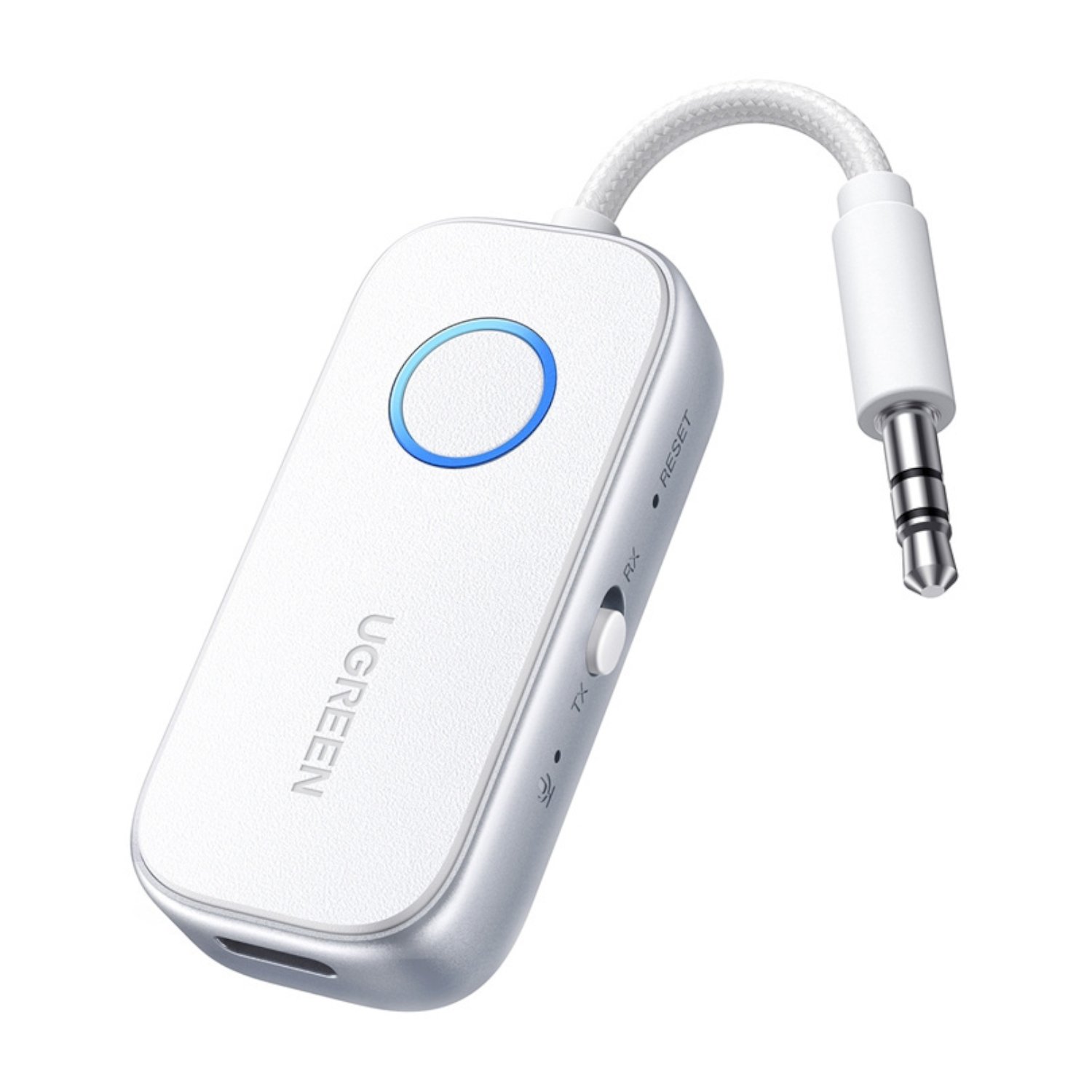 UGreen 3.5mm Bluetooth 5.4 Audio Receiver/Transmitter - White Ugreen 3.5Mm Bluetooth 5.4 Audio Receiver/Transmitter - White - Image 1