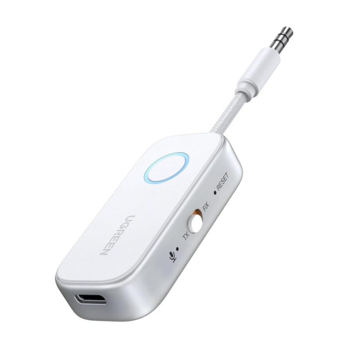 Ugreen 3.5Mm Bluetooth 5.4 Audio Receiver/Transmitter - White - Image 2