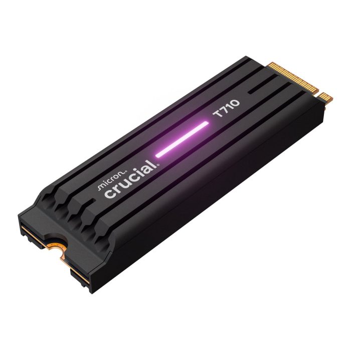 Crucial T710 2TB M.2 NVMe Gen5 NAND SSD with Heatsink - Image 3