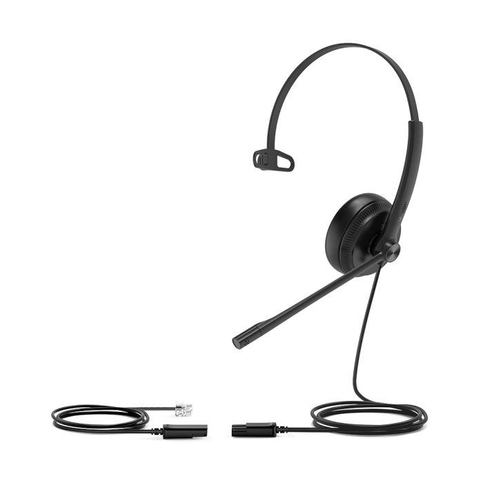 Yealink YHS34 Mono Headset With RJ-9 And Leatherette Ear Cushions - Image 2